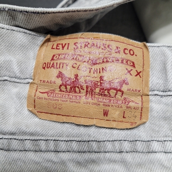 Levi's 506 Grey Acid Wash Jeans - Picture 4 of 13